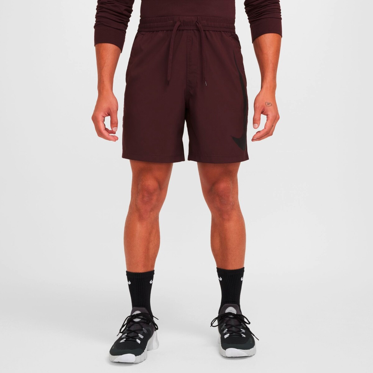 Short Nike Dir-Fit Form Swoosh de Hombre - Rojo 