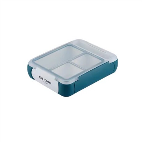 Vianda lunchera con 4 divisiones Verde