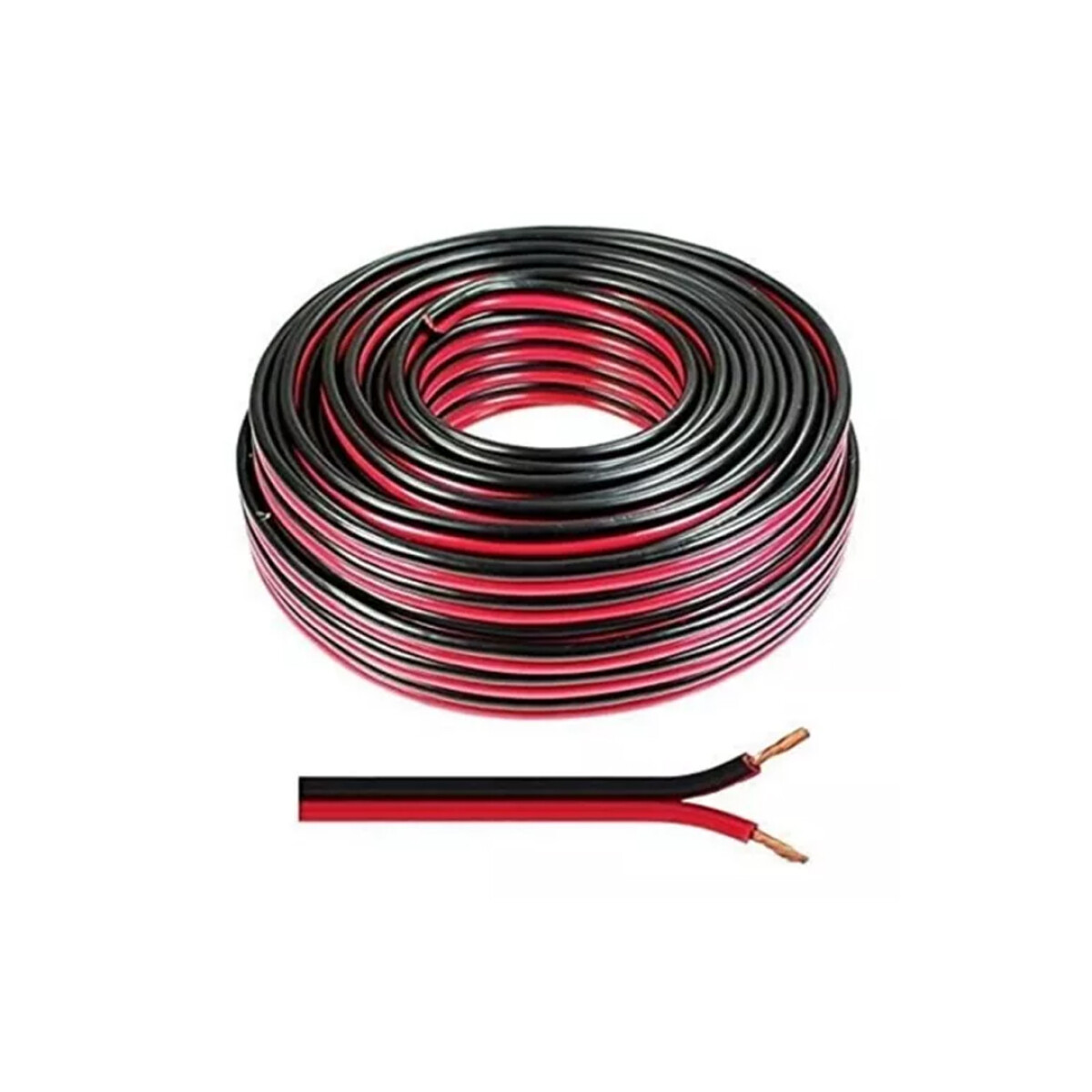 Cable Gemelo - 0,5 mm Rojo y Negro 