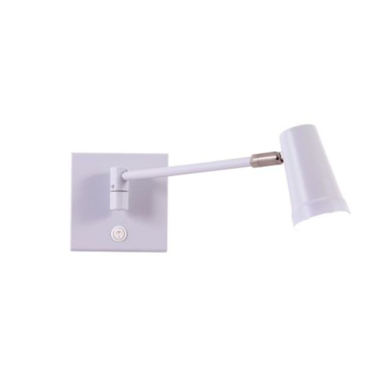 APLIQUE LISO BRAZO SIMPLE ORIENTABLE 1L GU10 BLANCO 