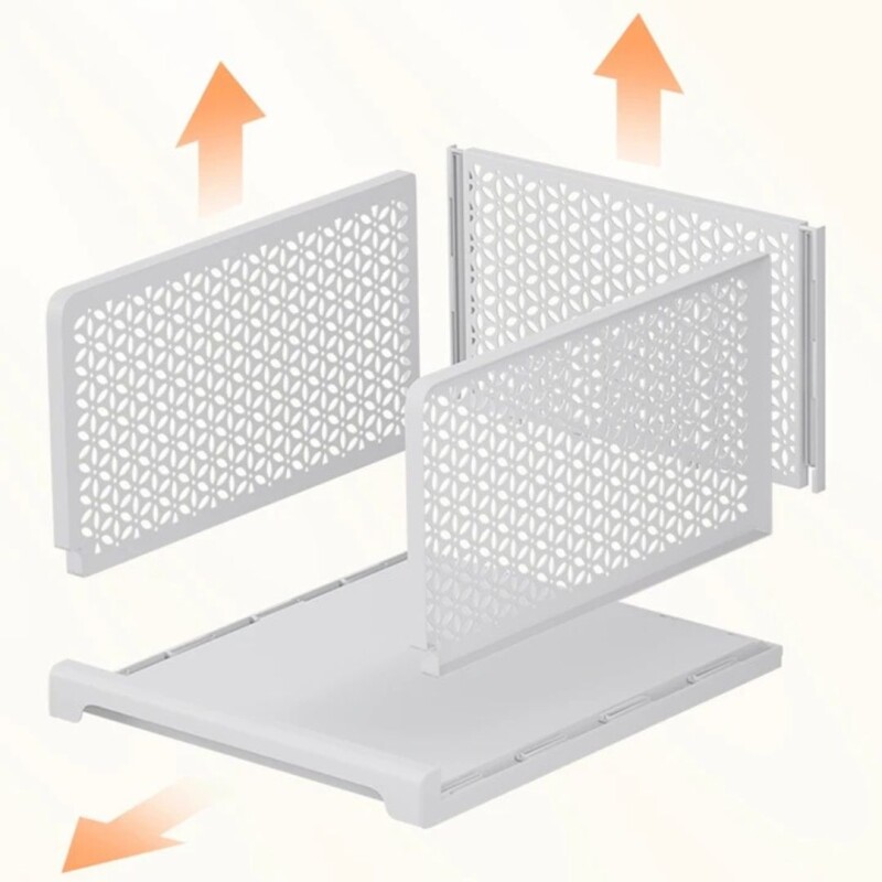 Estante Organizador Plástico Para Ropa Almacenamiento 18L Estante Organizador Plástico Para Ropa Almacenamiento 18L