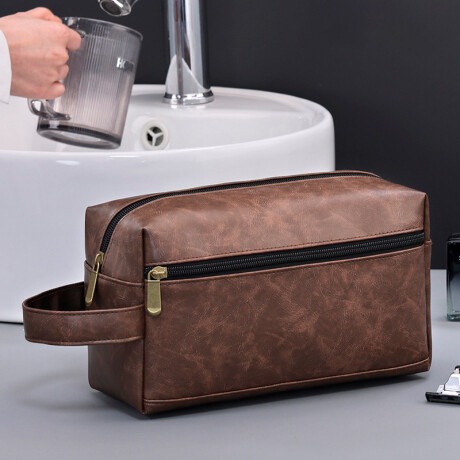 Neceser Bolso De Mano Masculino Chocolate
