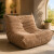 Sillón ComboHome Toggo 1 Cuerpo Lazy Sofa Puff Corderoy Marrón 1