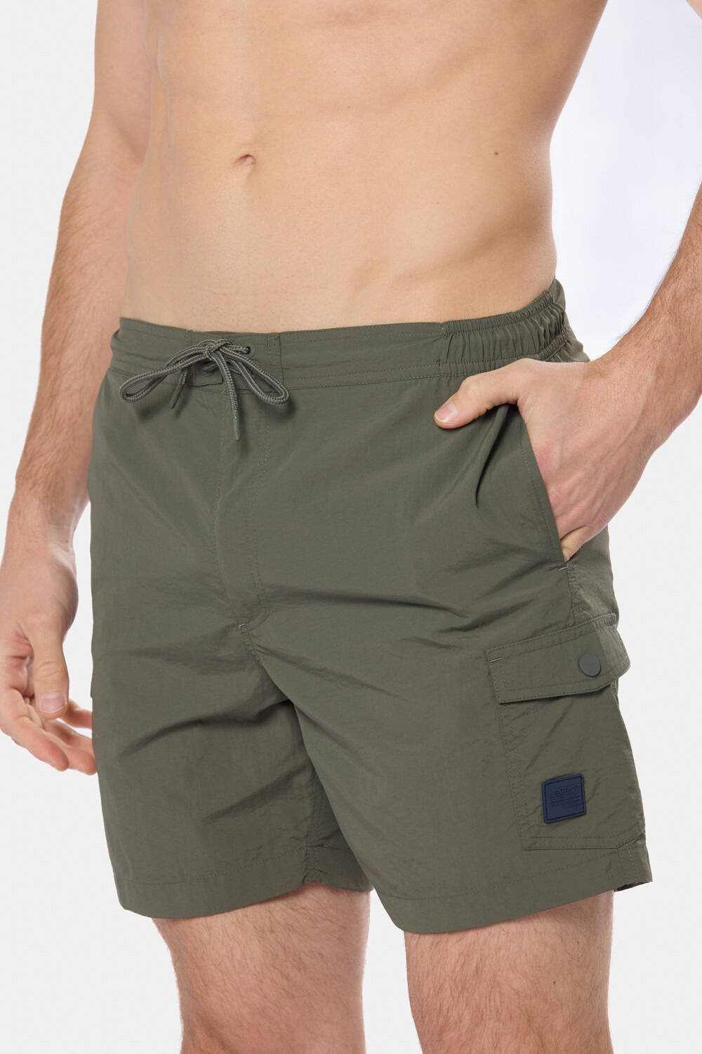 SHORT DE BAÑO CARGO Verde