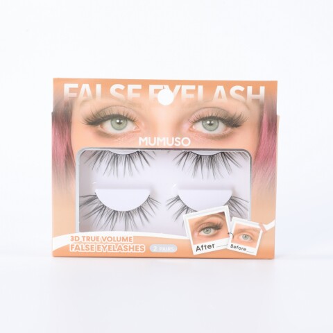 PESTAÑAS POSTIZAS 3D TRUE VOLUME (2 PARES) PESTAÑAS POSTIZAS 3D TRUE VOLUME (2 PARES)