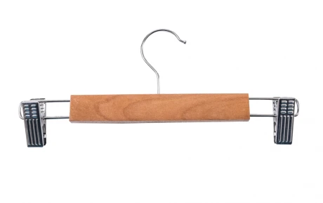 Percha De Madera Pantalón Con Pinzas - Adultos Percha De Madera Pantalón Con Pinzas - Adultos