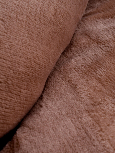 MANTA FLANNEL LISA 2 PLAZAS CAMEL