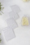 Pack x 100 - Bolsas organza 9x15 cm BLANCO