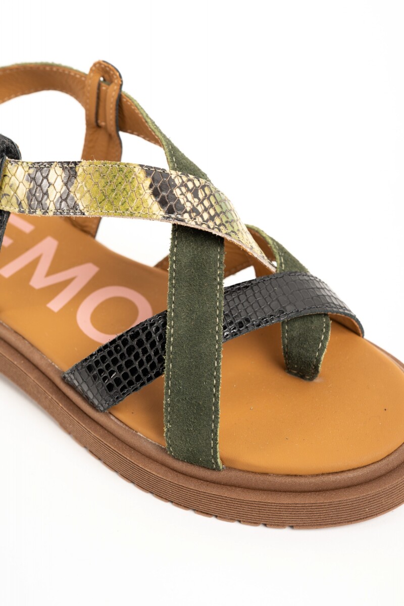 Sandalia Texturada Multi