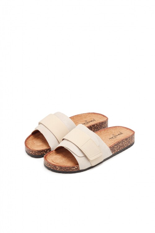 Sandalia Saori Beige Claro