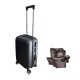 Valija Carry-on de mano Rígidas Con Organizadores Negro