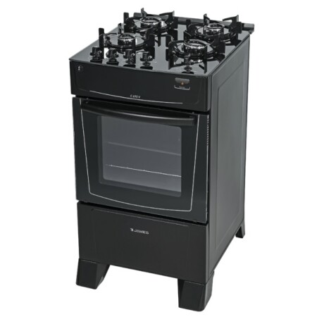 Cocina a gas James mesada vidrio negro C690 V Negra Cocina a gas James mesada vidrio negro C690 V Negra