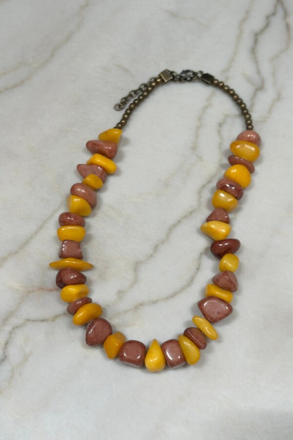 Collar Yellow y Nude Collar Yellow y Nude