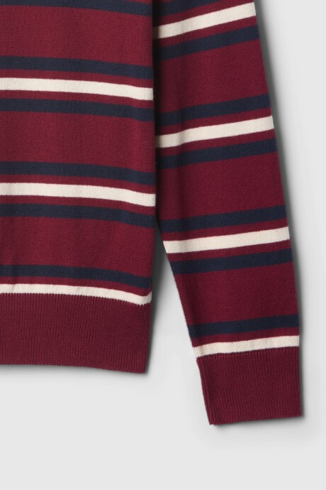 Buzo Intarsia Niño Red Delicious