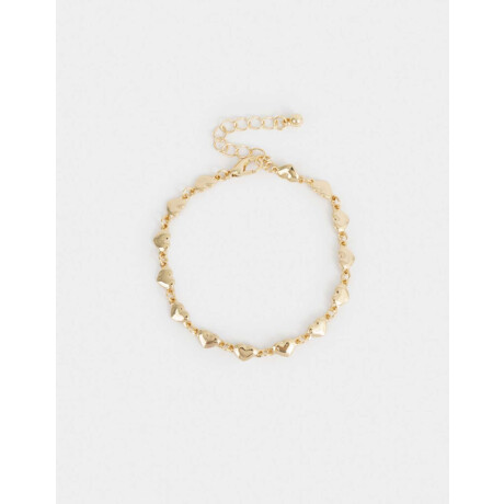 Pulsera Flexible Bañada En Oro Dorado