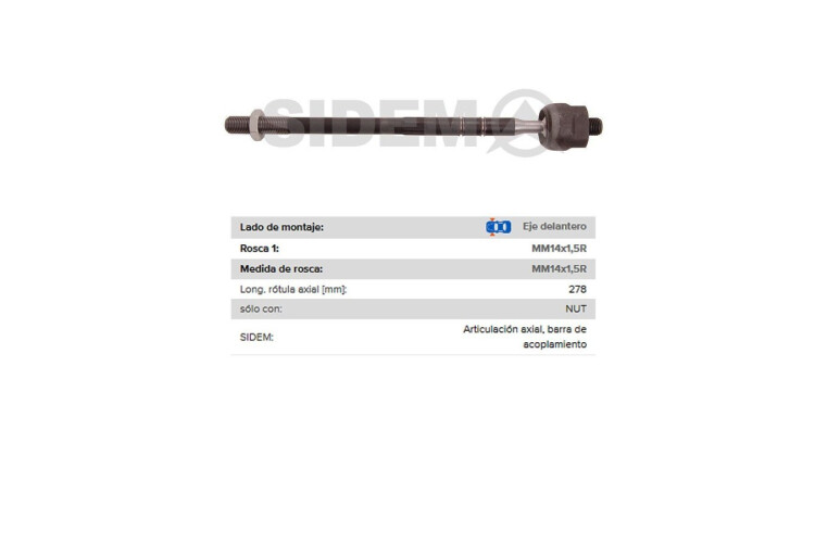Mate Ford Fiesta/Ecosport 05-14 Der/Izq Mate Ford Fiesta/Ecosport 05-14 Der/Izq