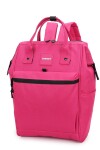Mochila boca de pez multicierres Fucsia