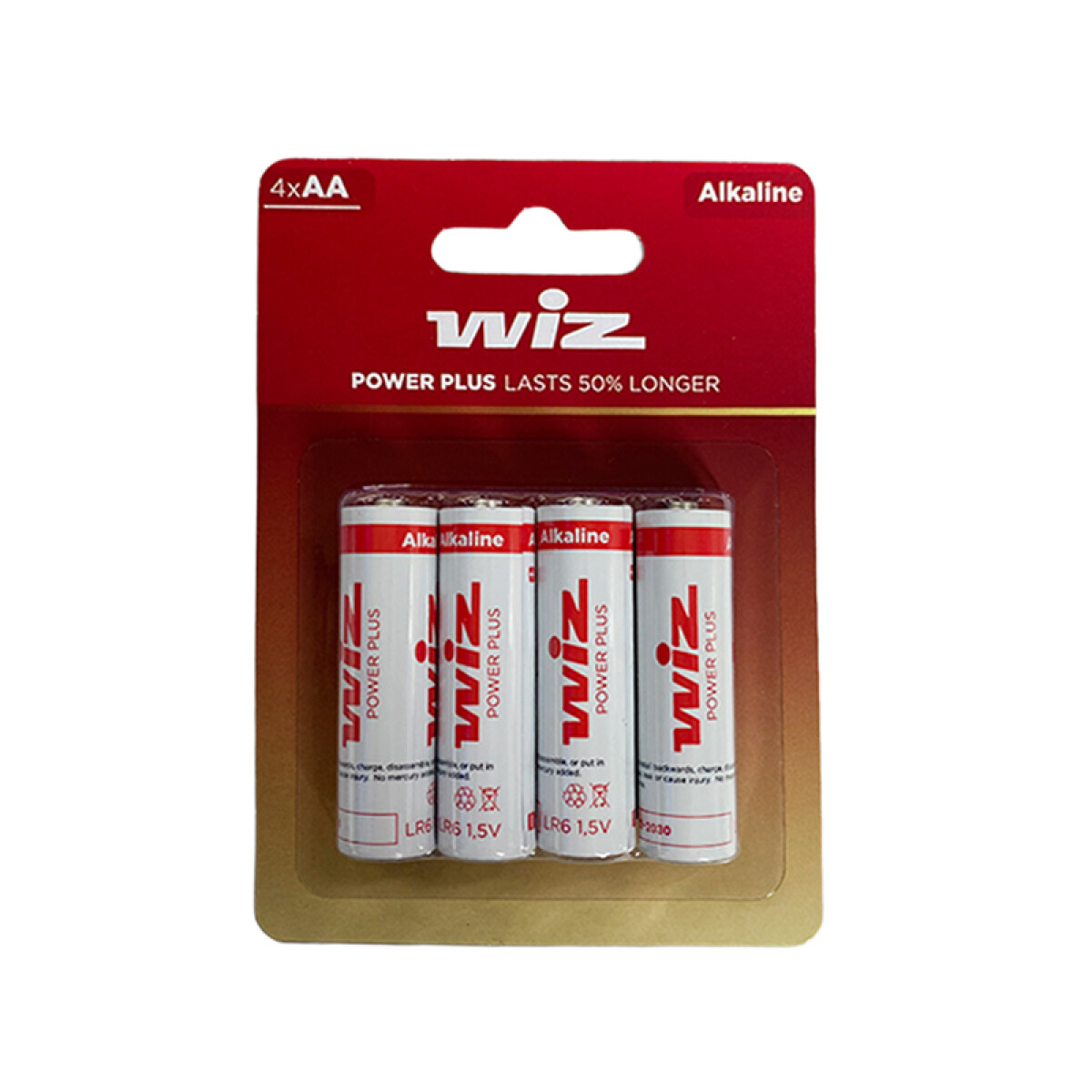 Pila alcalina AA 1,5V 2350mAh. Precio por pila - WZ0100 