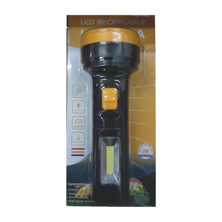 LINTERNA LED RECARGABLE Sin color