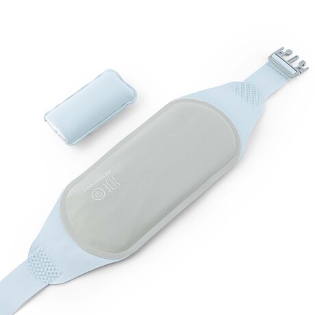 CINTURÓN MASAJE Y CALOR REC POLIESTER GRIS INNOVAGOODS