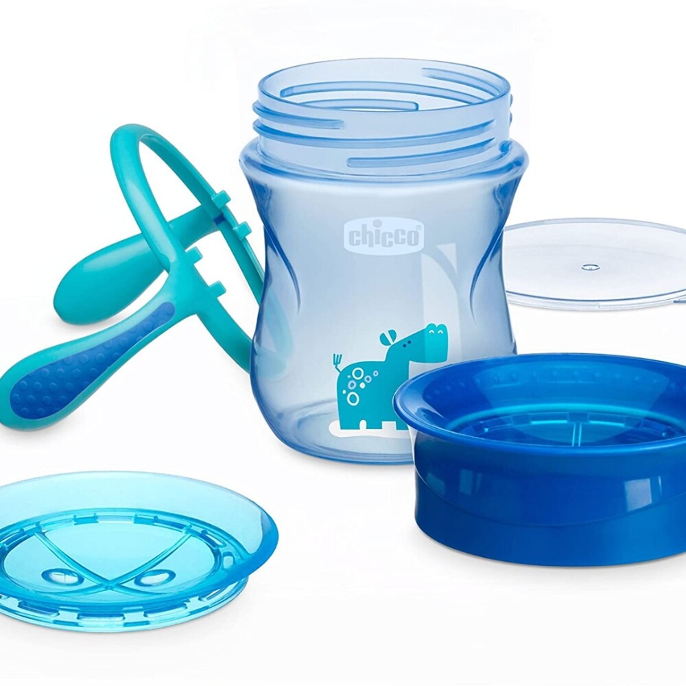 Vaso entrenamiento 360 CHICCO celeste