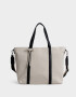 Shopper Clasico Cartera Shopper Con Correa - Blanco Crudo