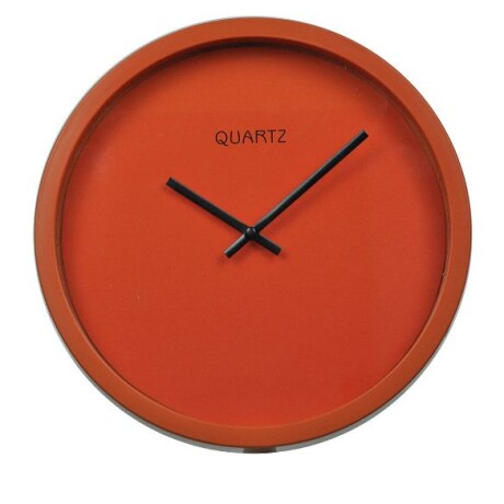 RELOJ DE PARED PLASTICO NARANJA RELOJ DE PARED PLASTICO NARANJA