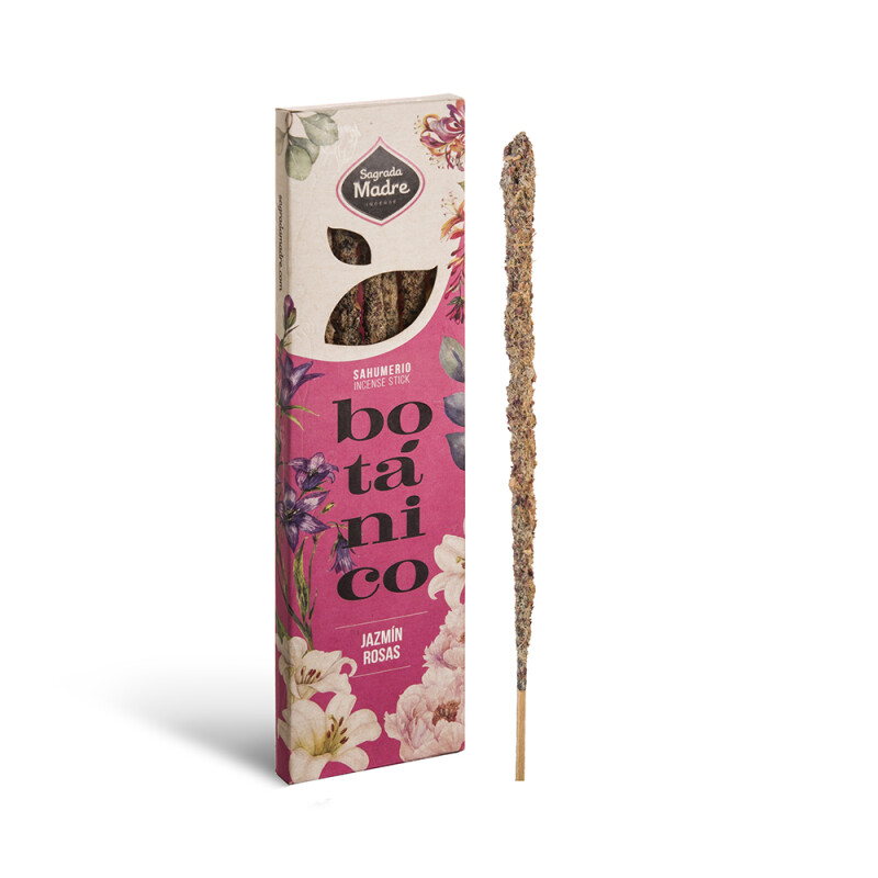 INCIENSO LINEA BOTANICO SAGRADA MADRE X6 Jazmin/rosas