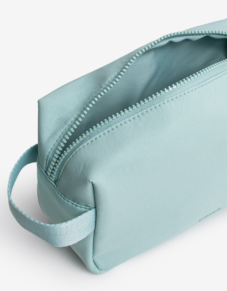 Porta Cosméticos Nylon Porta Cosmeticos De Material Reciclado - Verde Medio