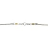 Pulsera Moño-Plata y Oro-Sin Piedra-PU5115 sinpiedra