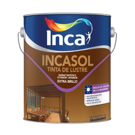 TINTA LUSTRE INCASOL - ROBLE CLARO 0.25 LT TINTA LUSTRE INCASOL - ROBLE CLARO 0.25 LT
