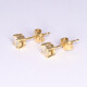 Caravanas oro 18 k con brillantes Caravanas oro 18 k con brillantes
