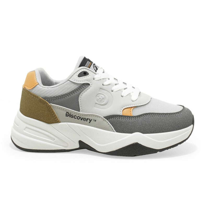Championes Discovery calzado Earth Sport de Mujer - DISCFW25825 Blanco-gris