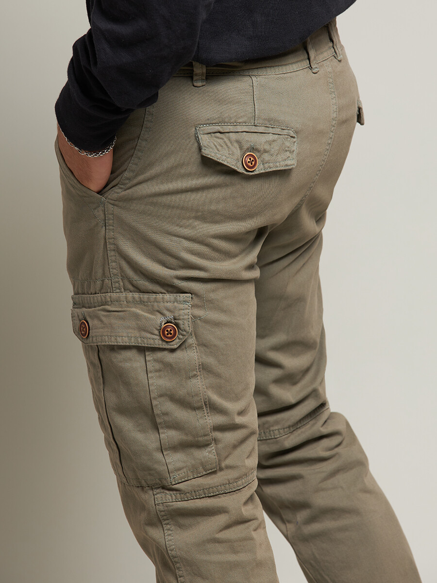 PANTALON CARGO VISUND DIXIE Gris