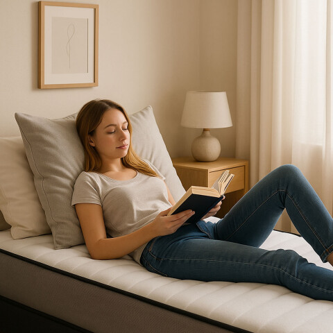 Colchón OGGO Espuma Mega Densidad - Máximo Soporte, Firmeza y Descanso Ortopédico 1 Plaza - 78 cm