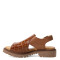 Sandalia de Mujer Furtiva Marrón (Croco)