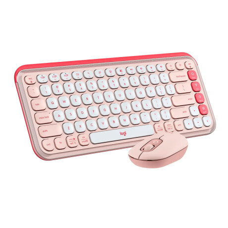 Combo Teclado y Mouse Inalám Logitech POP Icon 920-013053 PK Combo Teclado y Mouse Inalám Logitech POP Icon 920-013053 PK