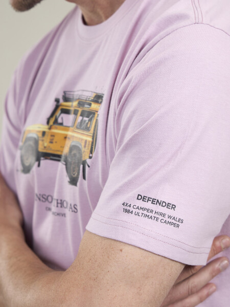 T-SHIRT TRUCK OLD ROSE