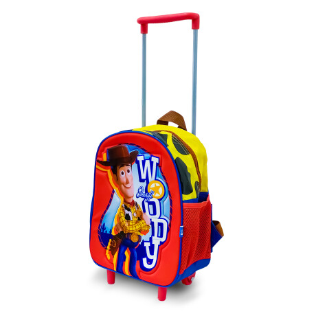 Mochila Escolar Infantil C/Carro Peppa Toy Story Cars Toy Story Woody