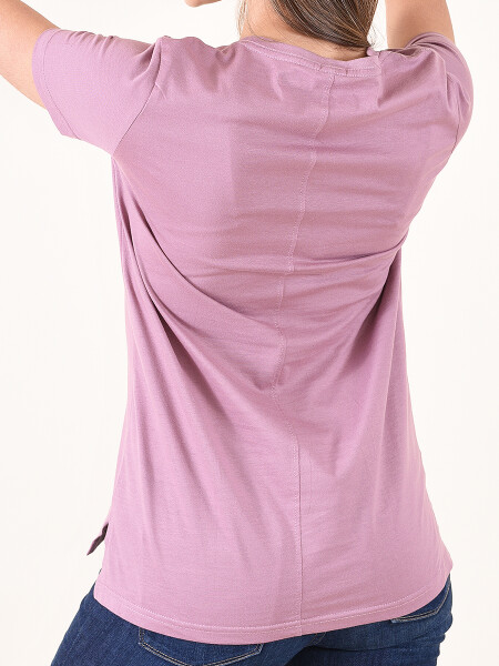 REMERA BASICA AMELIE LAVANDA