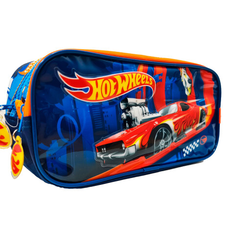 Cartuchera Hot Wheels Original Doble Cierre Escolar 1