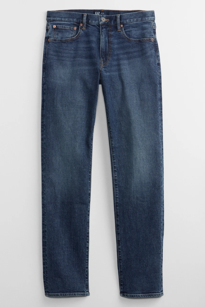 Jean Straight Hombre Medium Wash
