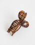 Broche Con moño Broche Acrílico Moño - Marron Carey