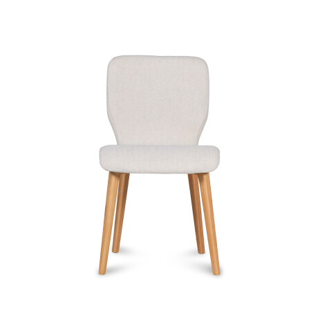 Silla Sarah - Freijo - Tela Rústica 1906 (Beige)