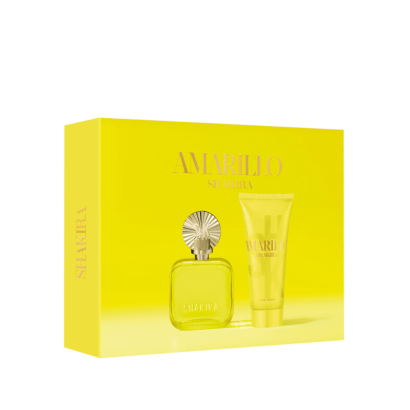 Shakira Amarillo Estuche Eau de Parfum 50ml + Loción Corporal 75ml - Femenino Shakira Amarillo Estuche Eau de Parfum 50ml + Loción Corporal 75ml - Femenino