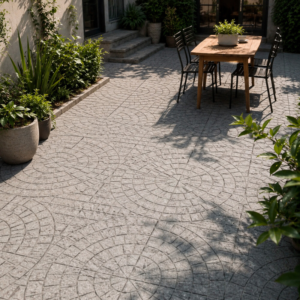 ADOQUIN CURVO COLOR GRIS 40x40 CM Adoquin Curvo Color Gris 40x40 Cm
