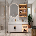 CONJUNTO DE BAÑO HABITARE MODELO LT3001-80 / MUEBLE + BACHA + ESPEJO C/ LUZ LED 500*700 Conjunto De Baño Habitare Modelo Lt3001-80 / Mueble + Bacha + Espejo C/ Luz Led 500*700