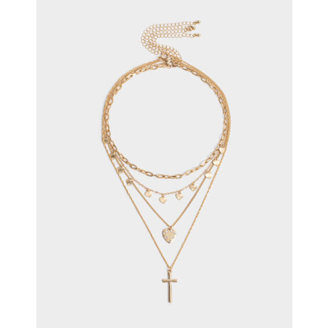 Collares Cortos Religioso Dorado