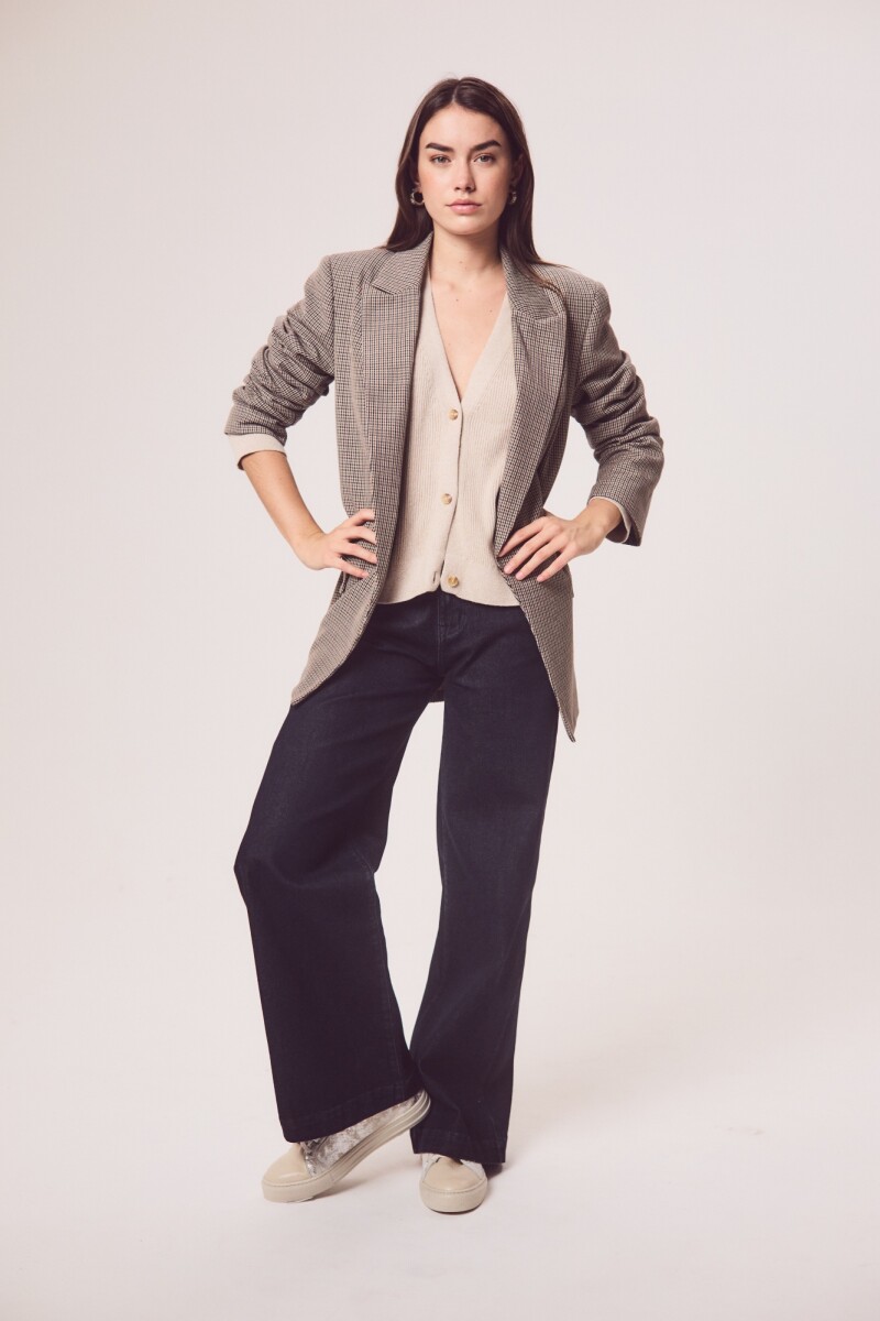 Blazer A Cuadros Multi