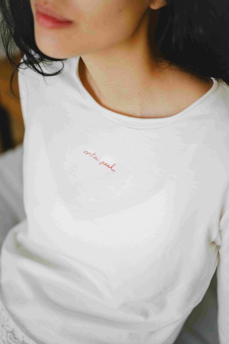 Conjunto de Pijama Uma Crema